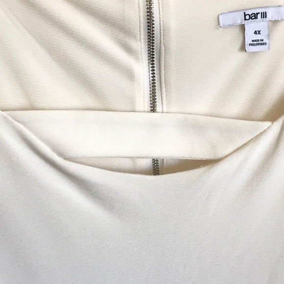 BAR III Sleeveless Blouse Tank Top Cream NWT Women’s Plus Size 4X - Picture 6 of 16